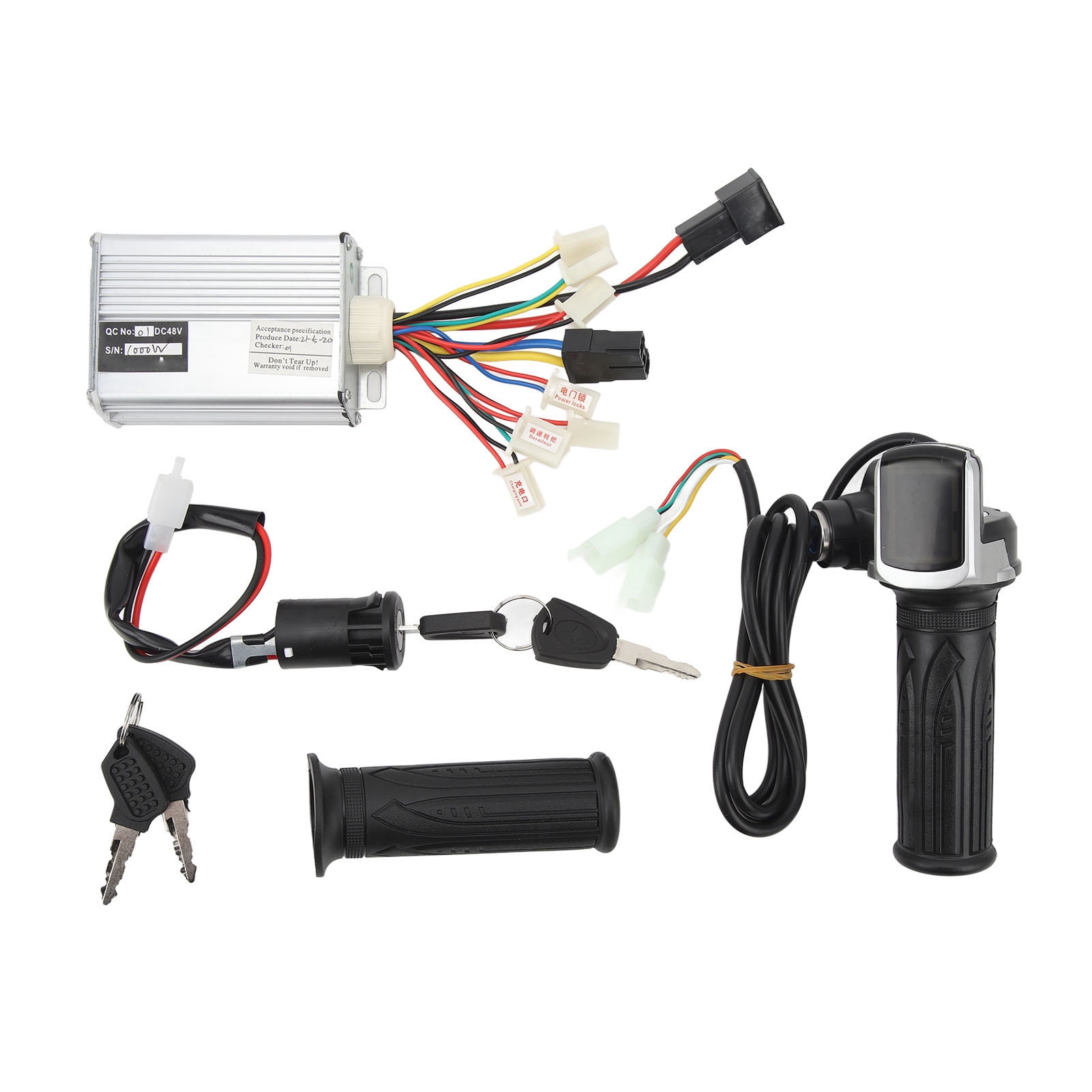 Electric Bicycle Controller Set 48V 1000W with Twist Throttle Electric