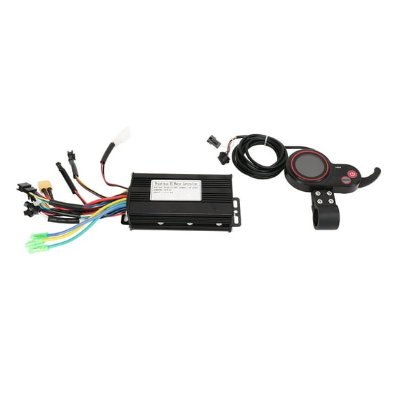 Electric Bicycle Controller, Supports 24V-48V Voltage with Sine Wave Technology, Intelligent Display for Comprehensive Data, Lamp Functionality for Enhanced Visibility
