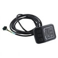 thumbnail image 2 of DHYAWUER H-100 LCD Display For Electric Bike - 24V-72V Speedometer, 5-Pin Connector, Battery Meter 2 of 13