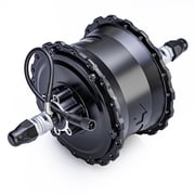 Electric Bicycle Hub Motor, 48V 1000W 9Pins Rear Wheel Motor, IP65 Waterproof Aluminum Alloy Construction, Compatible with 20/24/26-inch Rims. 34MPH, Suitable for DIY Electric Bicycle Conversions