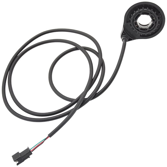 Electric Bike Pedal Assist Sensor Kit  12-Magnet Dual Hall Speed Sensor, Left-Side Mount with 3.3ft Cable, Easy Installation for Mountain Bikes & E-Bike Conversions