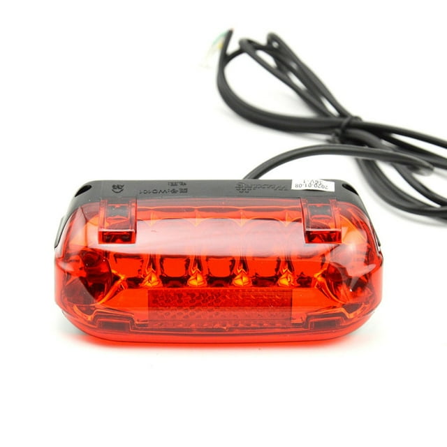 Electric Bicycle Rear Light E Bike Light LED EBike Tail Light Warning 36/48V