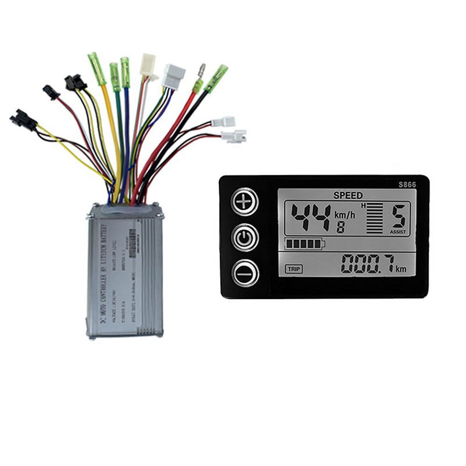 Electric Bicycle Scooter Controller LCD-S866 Meter Set Ride Control ...