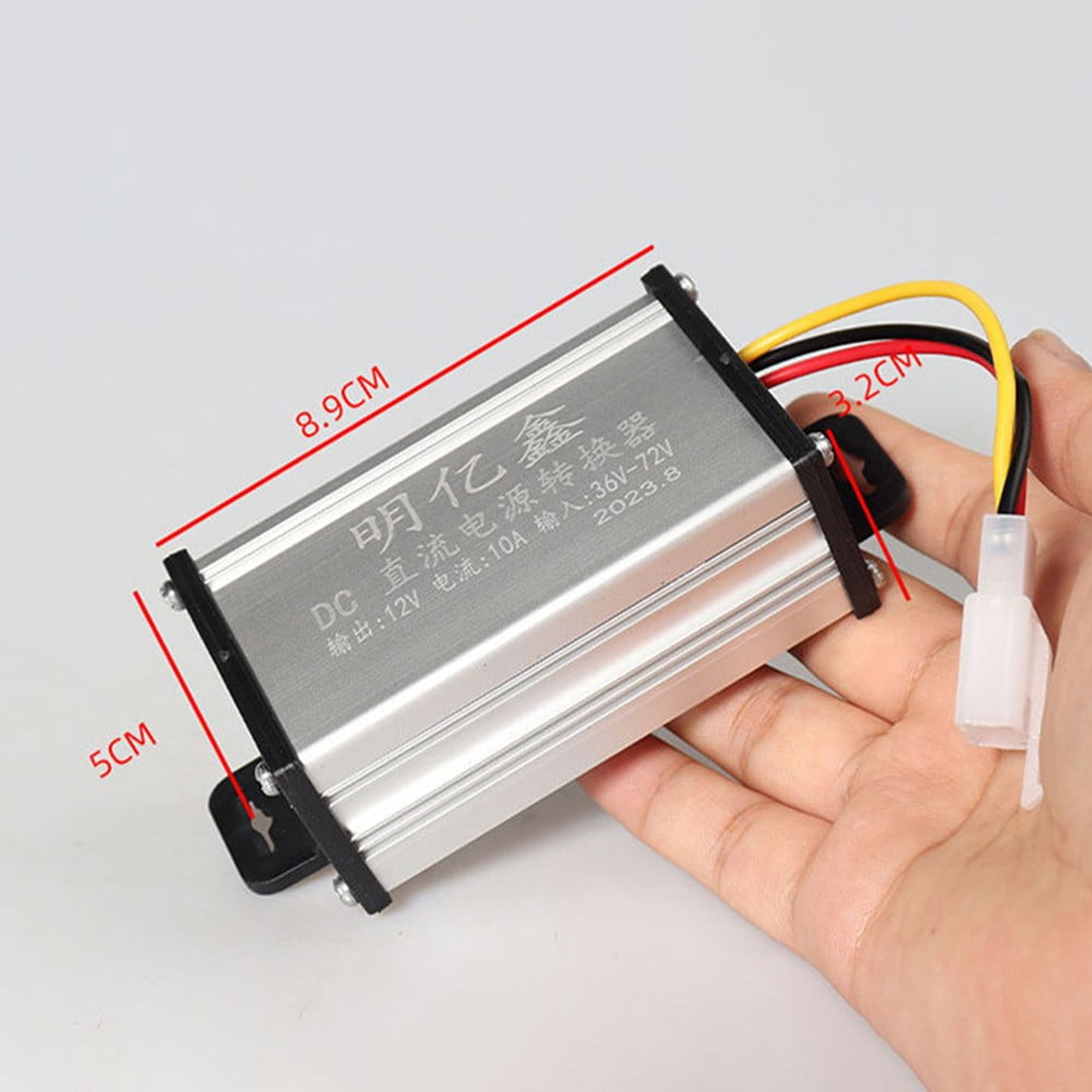 Electric Bicycle Voltage Converter Adapter Transformer DC 3672V to 12V