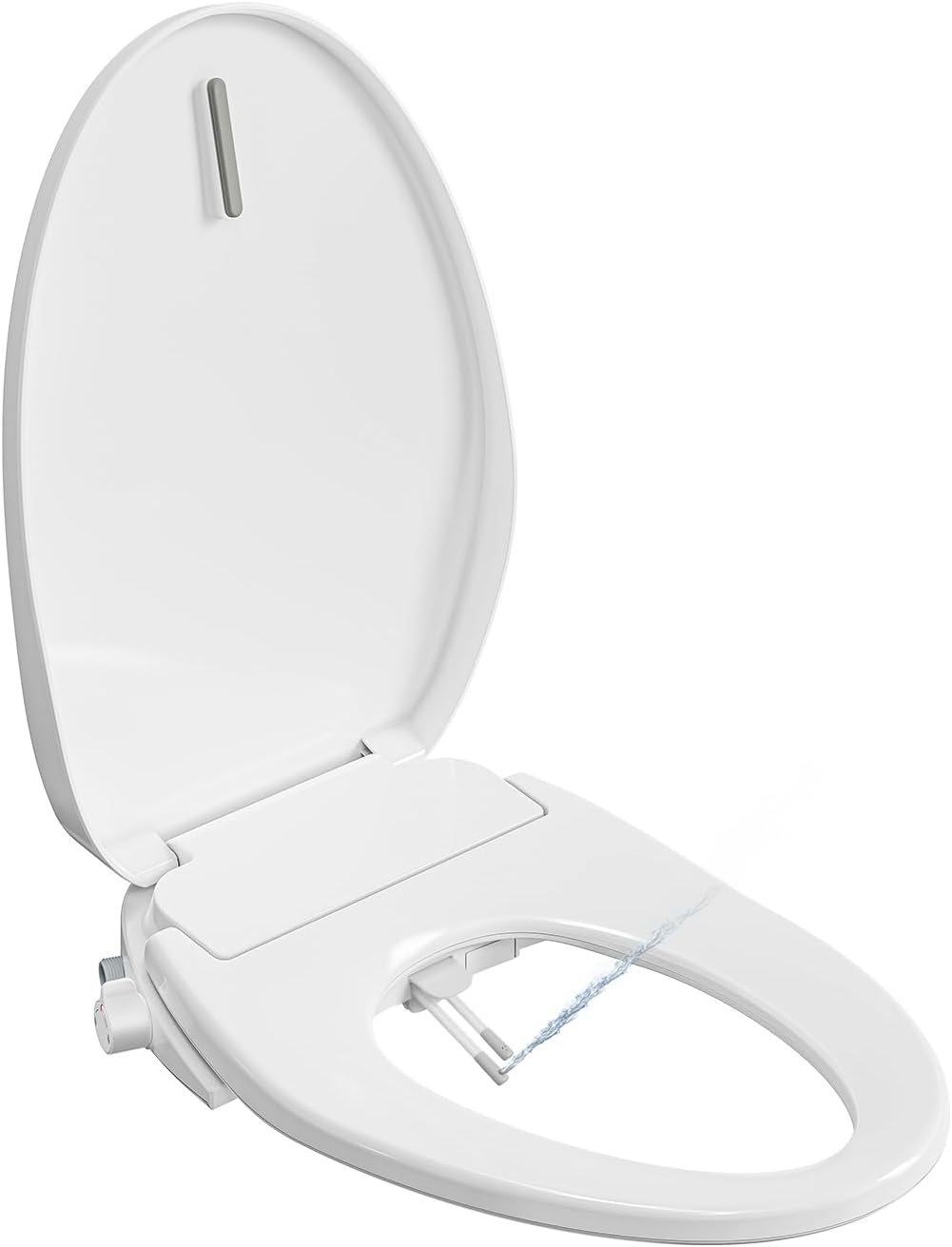 SK Magic BID-018D Electric Bidet Toilet Seat – Elongated With Warm Water, Heated Seat, Air Dryer & Self-Cleaning Nozzle
