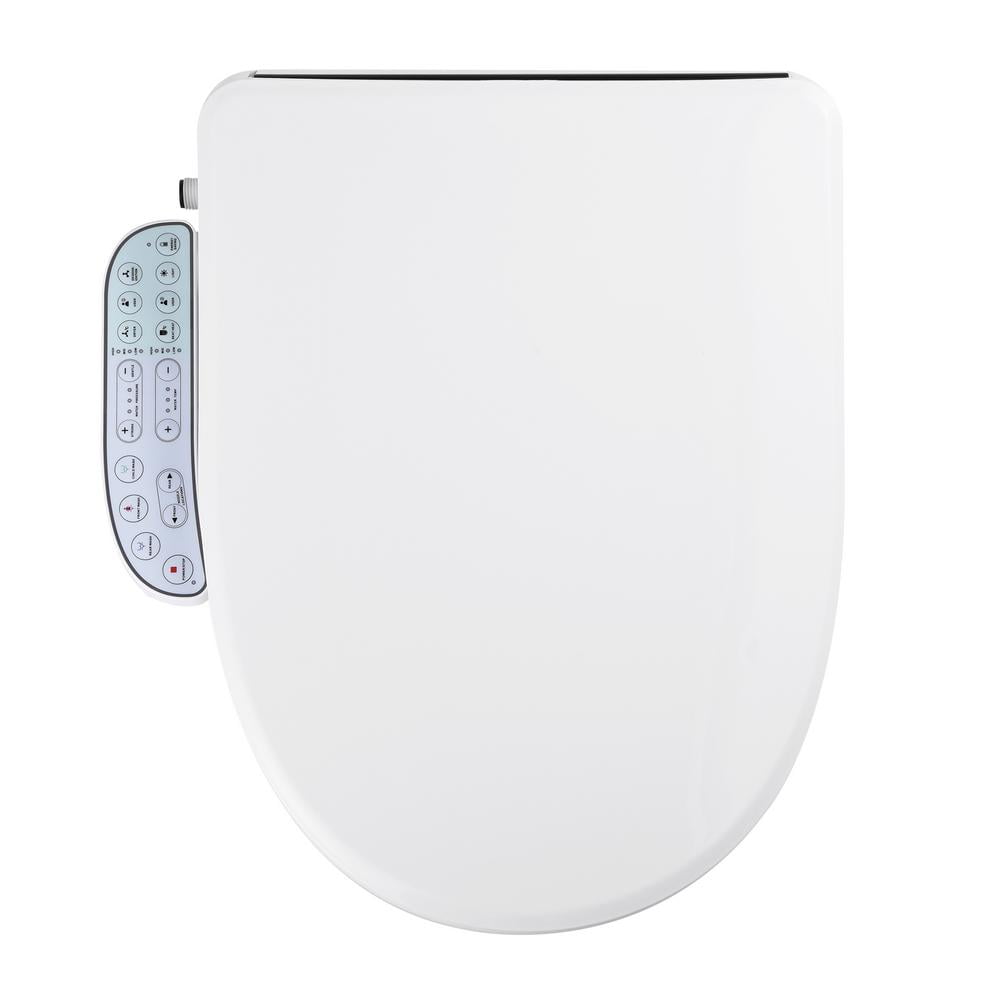 Electric Bidet Toilet Seat with Instant Heated Water, Warm Air Dryer