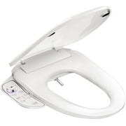 Electric Bidet Toilet Seat with Side Panel, Elongated Heated Toilet Seat with Instant Warm Water & Dryer, Multiple Spray Modes, Japanese Toilet Seat