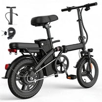 14” Folding Electric Bike, Peak 500W Motor 36V 12Ah Battery, Ebike 20 ...