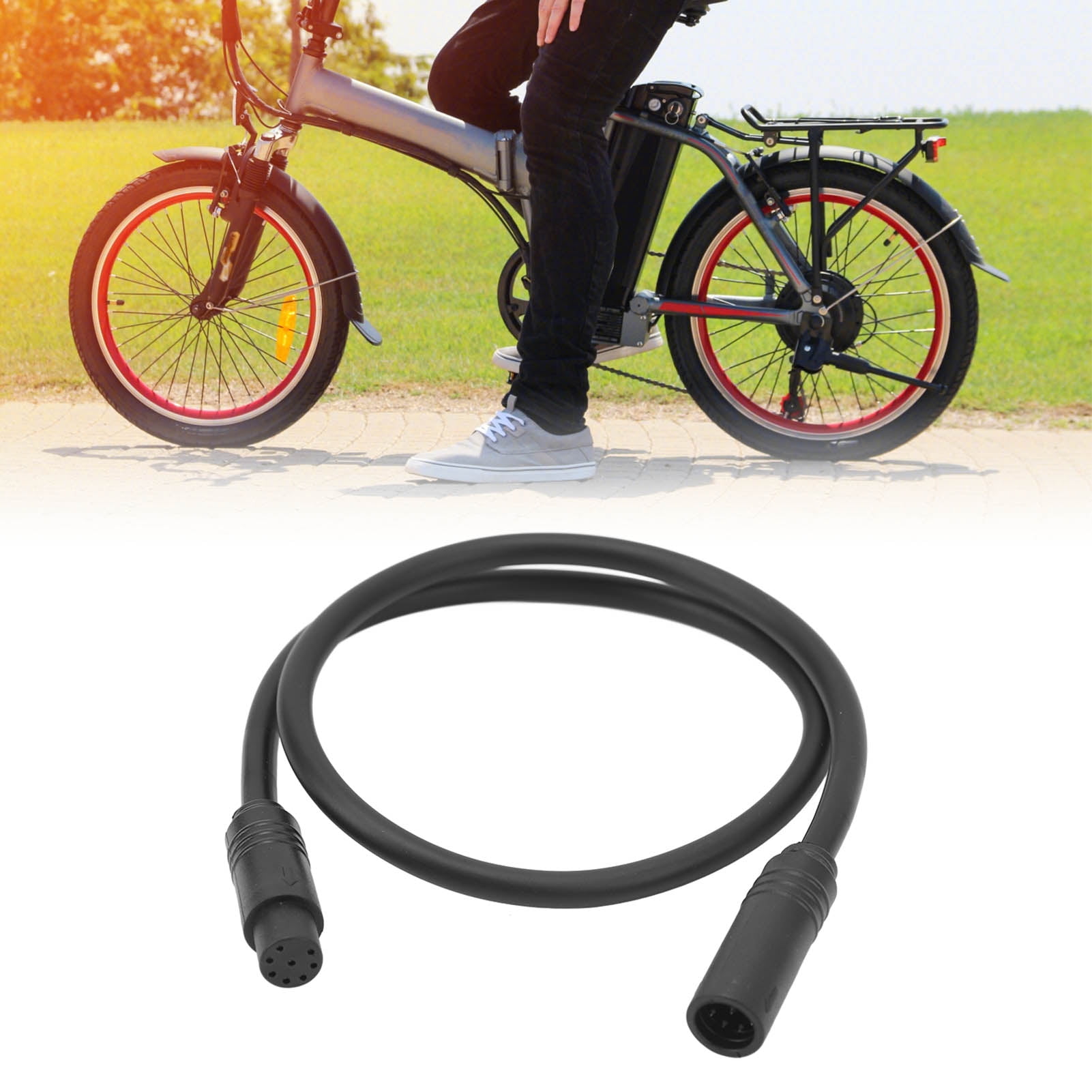 Electric Bike 1T4 Main Line 8Pin Extension Cable With Waterproof