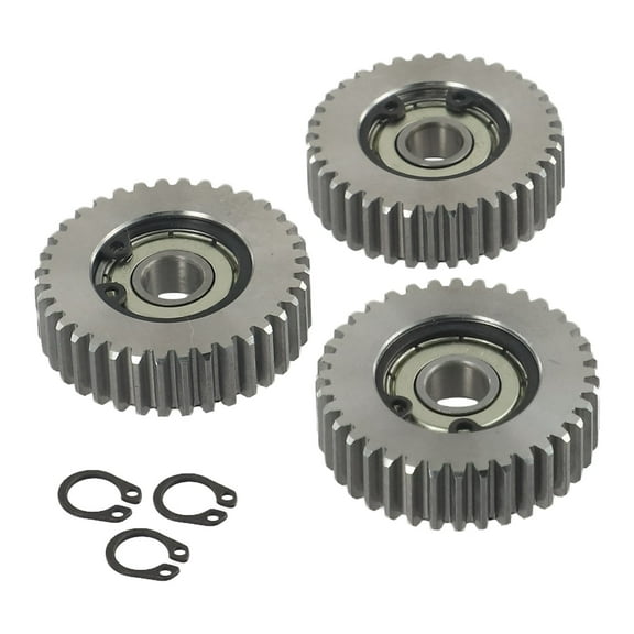 Electric Bike 36T Steel Motor Gear 3 Pack Compatible with Bafang Motors 38mm Outer Diameter