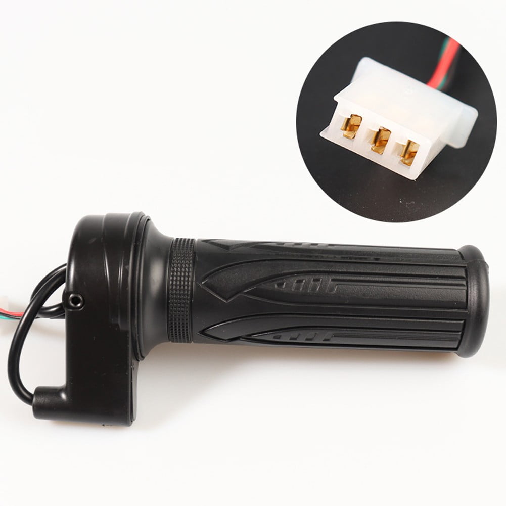 Electric Bike Accelerator Handle Rotate Throttle Grip Hall Sensor For Electric Scooter E-Bike Motorcycle Tricycle Replace Parts Fangkenuo