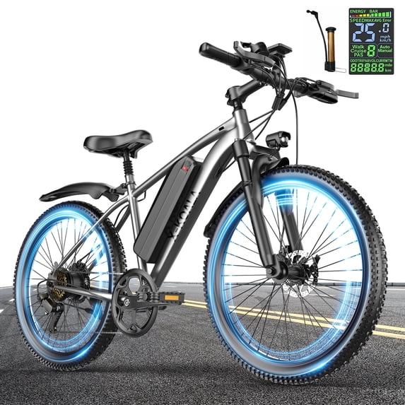 Electric Bike for Adults,1000W Electric Mountain Ebike,25MPH 40Miles,Electric Dirt Bike, 7-Speed, 26" Tires,Removable Battery, Shock Absorber, Commuter E-Bike