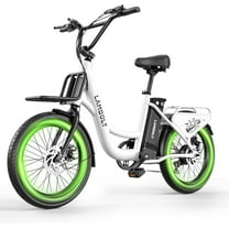 Electric Bike for Adults - 1000W Peak Motor Ebike with 48V 15Ah Removable Battery,7-Speeds  20" Fat Tire Electric Bicycle  Step-Thru Commuter Electric Bike, 24 MPH Max Speed | 70 Miles Range