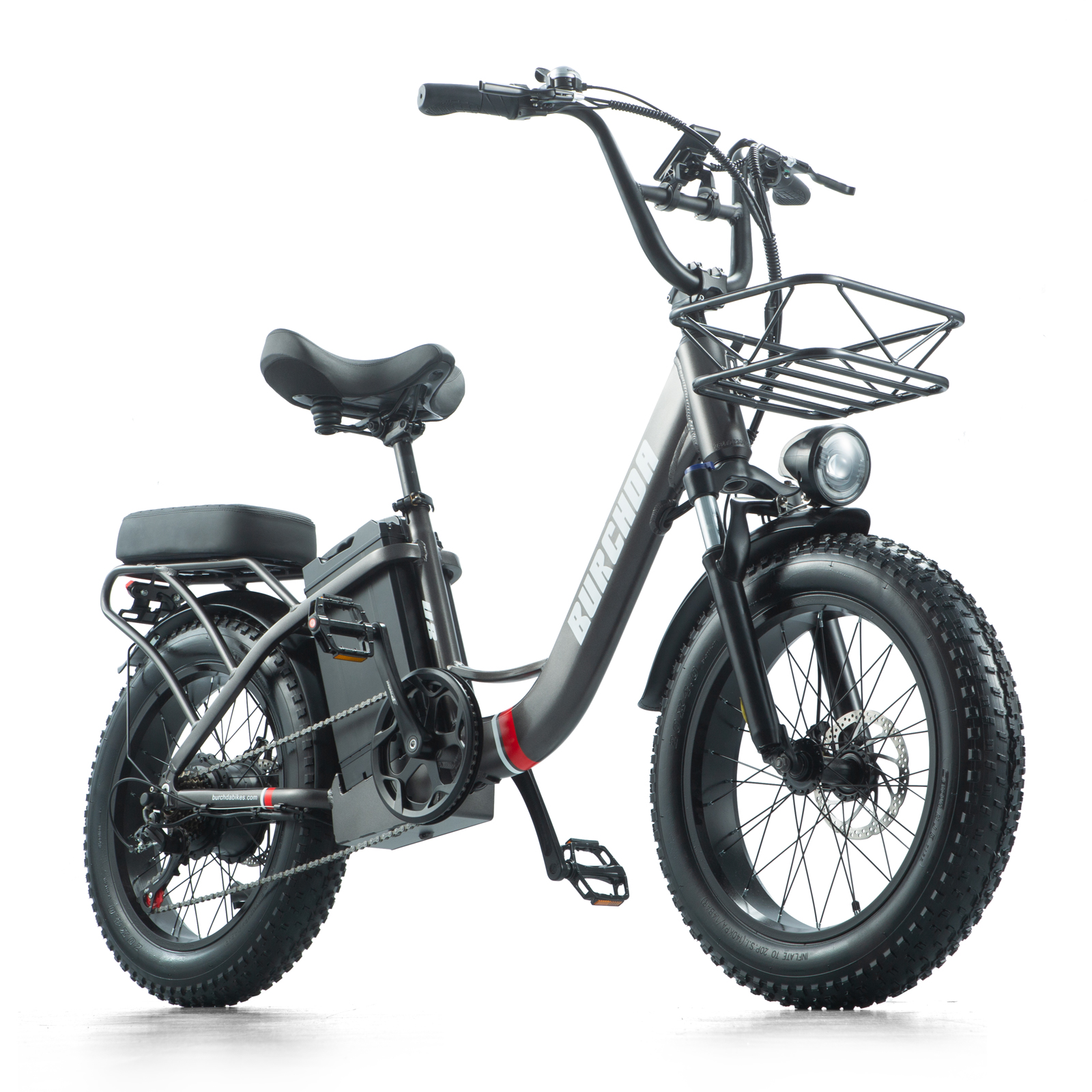Electric Bike for Adults 20'', 800W UL2849 48V 32AH 110Miles Long Range Ebike up to 30mph Full Suspension E-mountain bike 4.0 Fat Tire Off-road, 2 Seats outdoor Dual Disc Brakes Electric bicycle