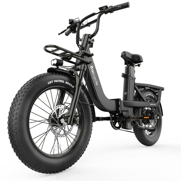 Electric Bike for Adults with 1500W Peak Motor,75Miles Max Range,7 Speed Gear,750WH Detachable Battery,Folding Ebike with 20'' Fat Tire，Full Suspension UL Certificated Bicycle