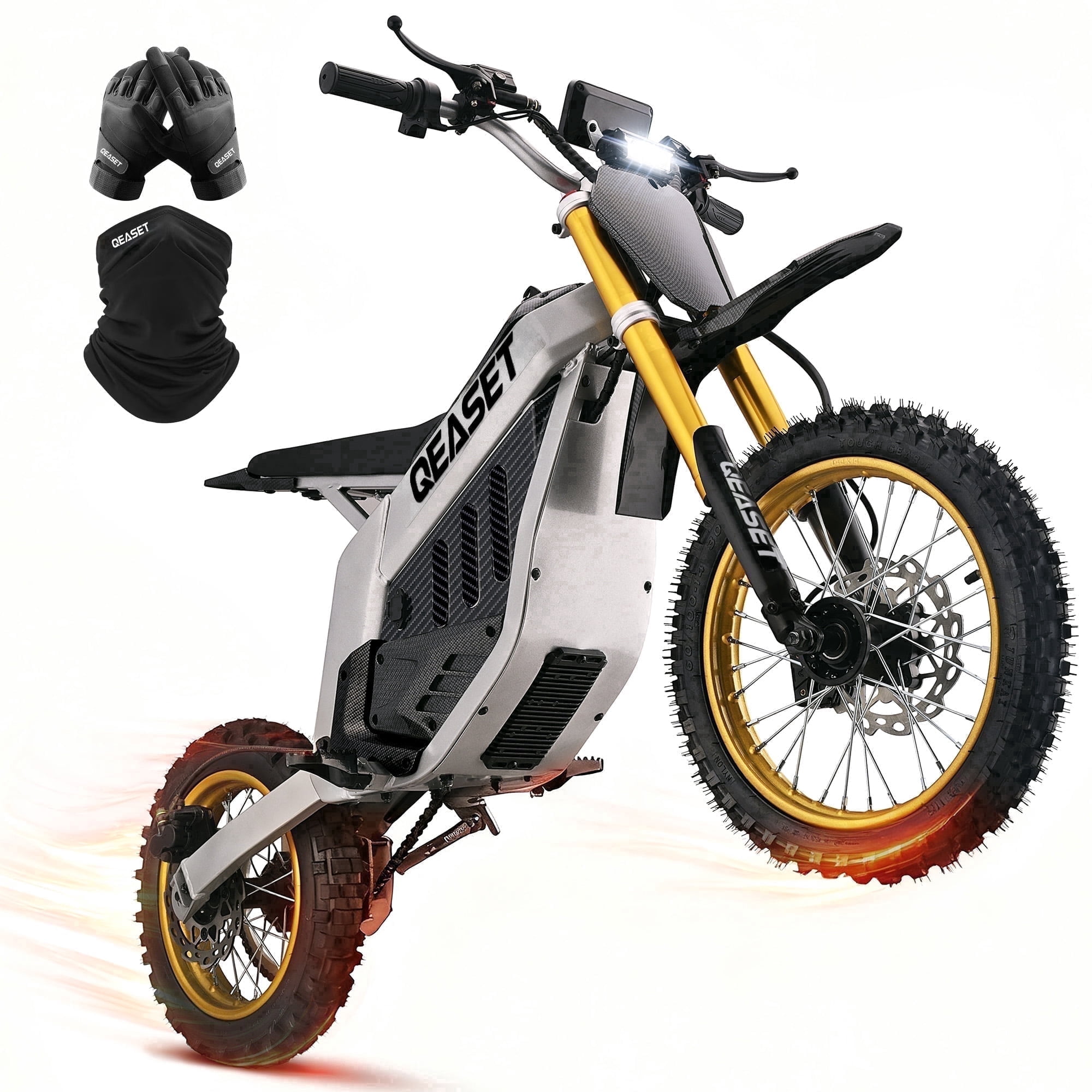 Arshin 20"Off‑Road Electric Bike for Adults,3000W Peak Fat Tire Ebike,48V 32Ah Battery,28MPH Max Speed,UL2849 Certified,Ages 16+ (Black)