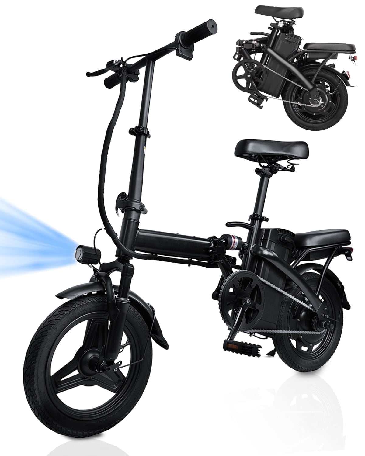 電動補助自転車を販売 the sale of electric bicycles Electric Bike for Adults 350W Motor, 20 Mph Folding Ebike, 14