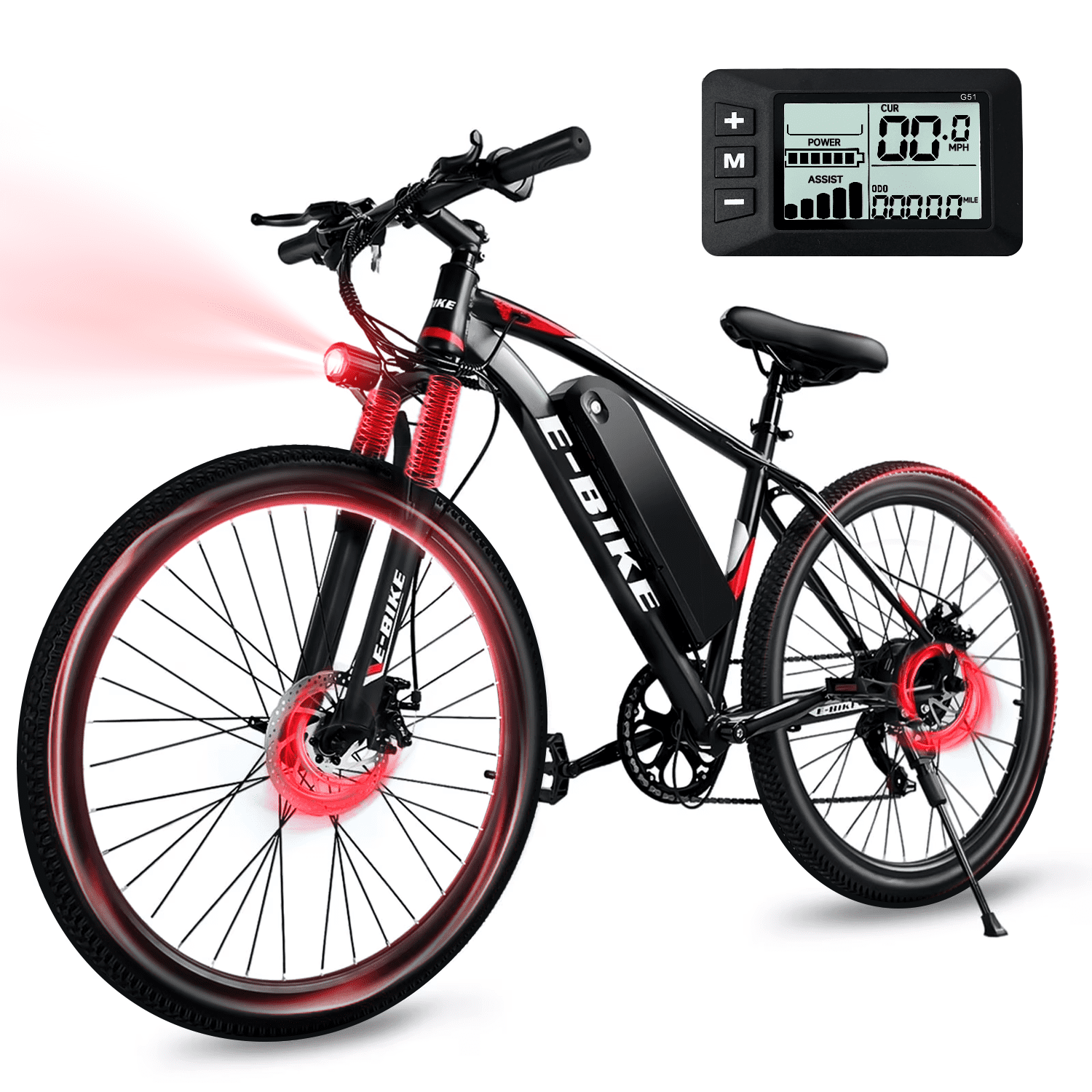 Electric Bike for Adults 750W Peak Motor, 25 Mph Folding Ebike, 26" Tire Electric Bicycles with Max 15 Uphill, 576Wh Battery, 45 Miles PAS Range, E Bikes for Adults and Teens