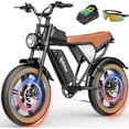 Electric Bike for Adults Q20, 2000/1500W, 37/30MPH,52V 40AH,48V/20AH E