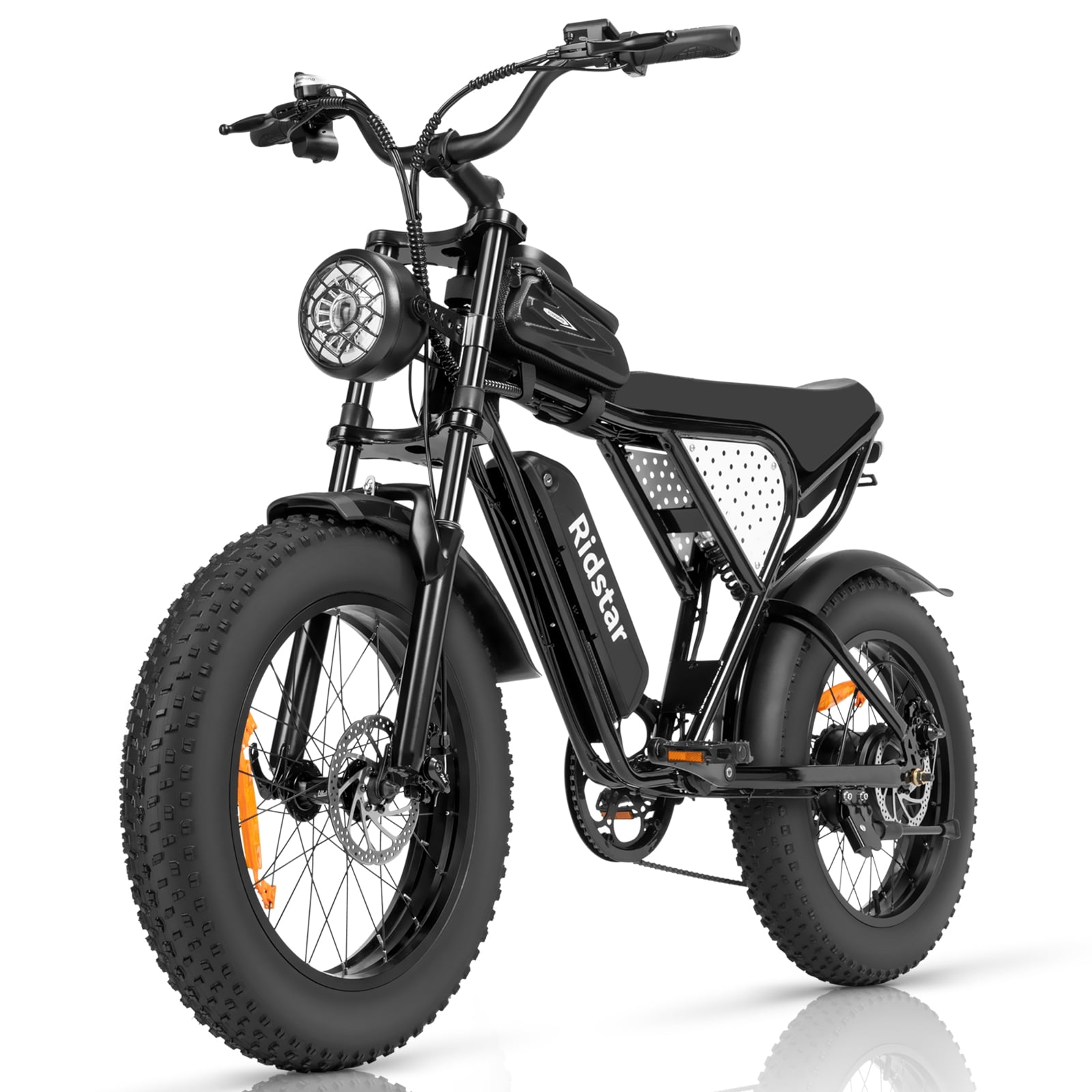 Electric Bike for Adults Ridstar, 20" Fat Tire Electric Motorcycle for