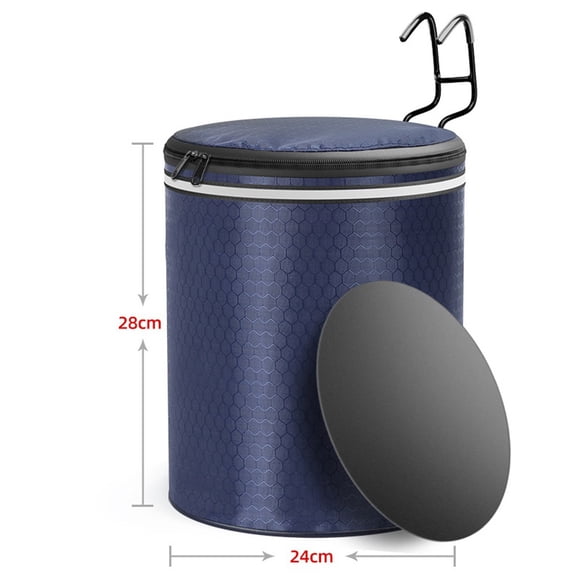 Electric Bike Basket Waterproof Bicycle Basket Foldable Portable Hand Basket With Reflective Strips For Mountain Bikes Ebikes