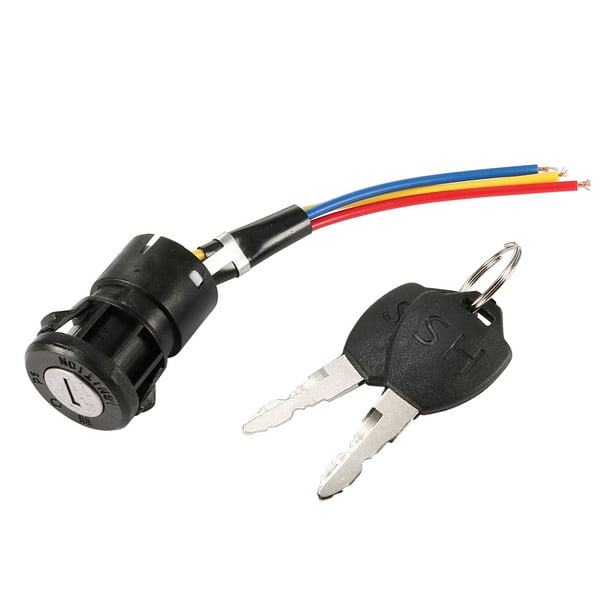 Electric Bike Bicycle 3 Wire OnOff Ignition Switch Lock w 2 Keys