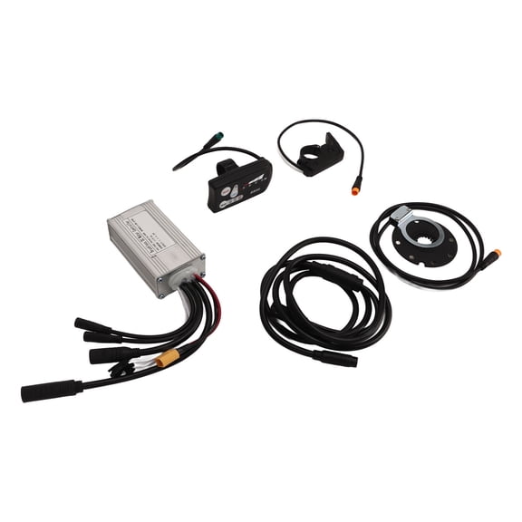 Electric Bike Conversion Kit 17A 3 Mode Controller with S800 Display and Thumb Throttle - Mountain Bike Modification