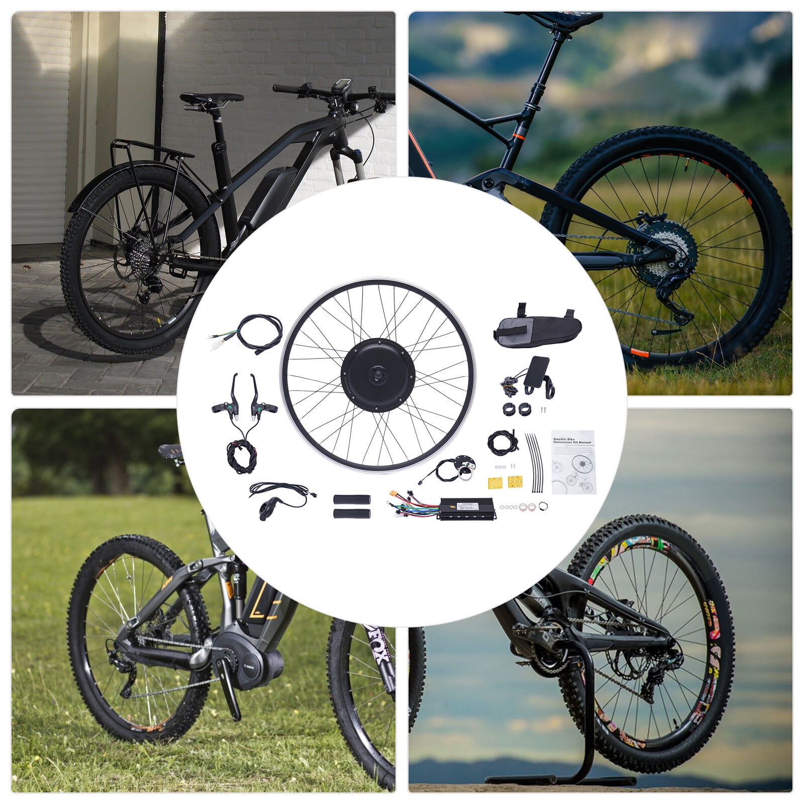 Electric Bike Conversion Kit 48V 1000W 28 Inch 29 Inch 700C Rear