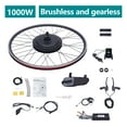 thumbnail image 1 of Electric Bike Conversion Kit, 48V 1000W 700C 28"/ 29" Front/Rear Wheel Electric Bicycle Hub Kit Dual Mode Controller w/LCD Display & PAS, 5-Speed Adjustment E-Bike Conversion Kit, 1 of 22