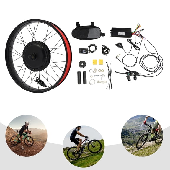Electric Bike Conversion Kit, E-Bike Conversion Kit with LCD Display, Front Wheel E-Bike Conversion Kit
