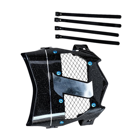 Electric Bike Customization Number Plate with Two Mesh-Covered Openings ...