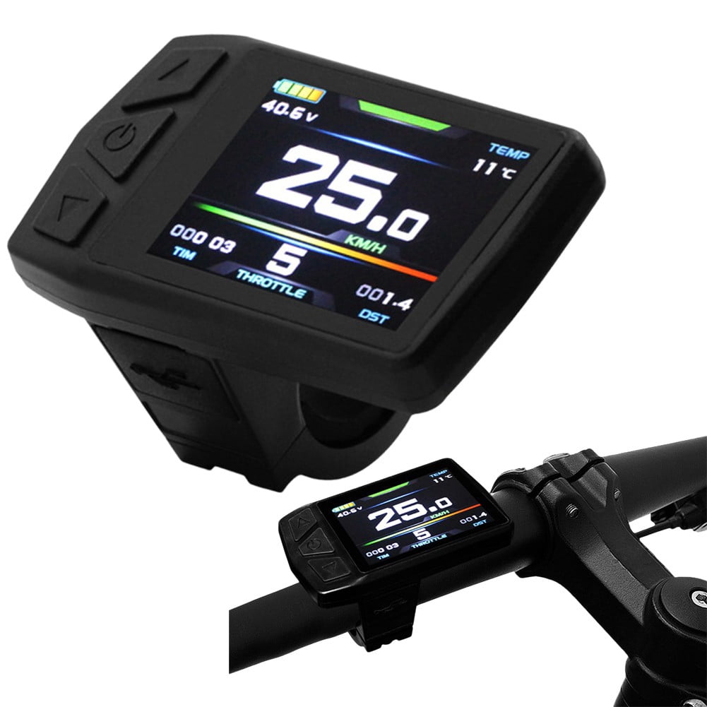Display Ebike M5C-2 con controllo del telefono cellulare Bluetooth Computer per bicicletta elettrica Tachimetro per bicicletta cablato e contachilometri per bicicletta  18