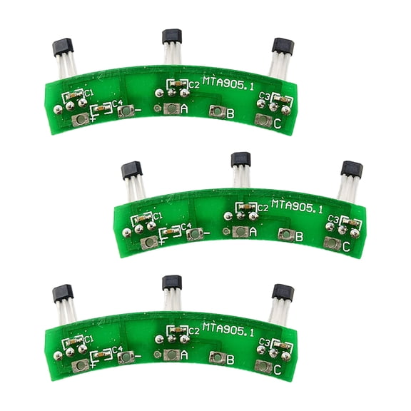 Electric Bike Hall Sensors,PCB 500-2000W for 2-Wheel Motor,E-Bike Electric Vehicle Component for Sine Waves Motor