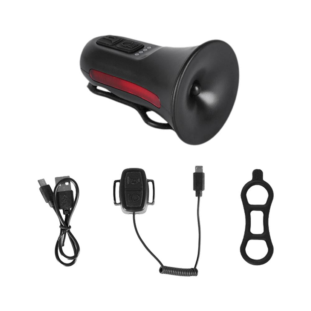 Electric Bike Horn,120DB Electronic Bicycle Bell,USB Rechargeable Waterproof Horn for Bike, Loud Bike Bell for Adults, Bike Horn for Mountain Bike, Road Bike W0W5