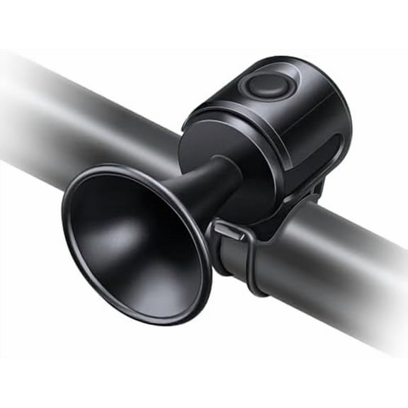 Electric Bike Horn, 120db Loud Bicycle Horn for Handlebars, Bike Bell with 3V Button Battery Operated, Bike Horn for Adults Kids Bike/Scooter/Ebike, Easy Installation
