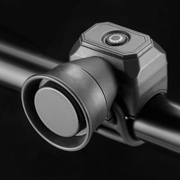 Electric Bike Horn, 120db Loud Bicycle Horn for Handlebars, Bike Bell with 3V Button Battery Operated, Bike Horn for Adults Kids Bike, Scooter, Ebike, IPX4 Waterproof & Easy Installation