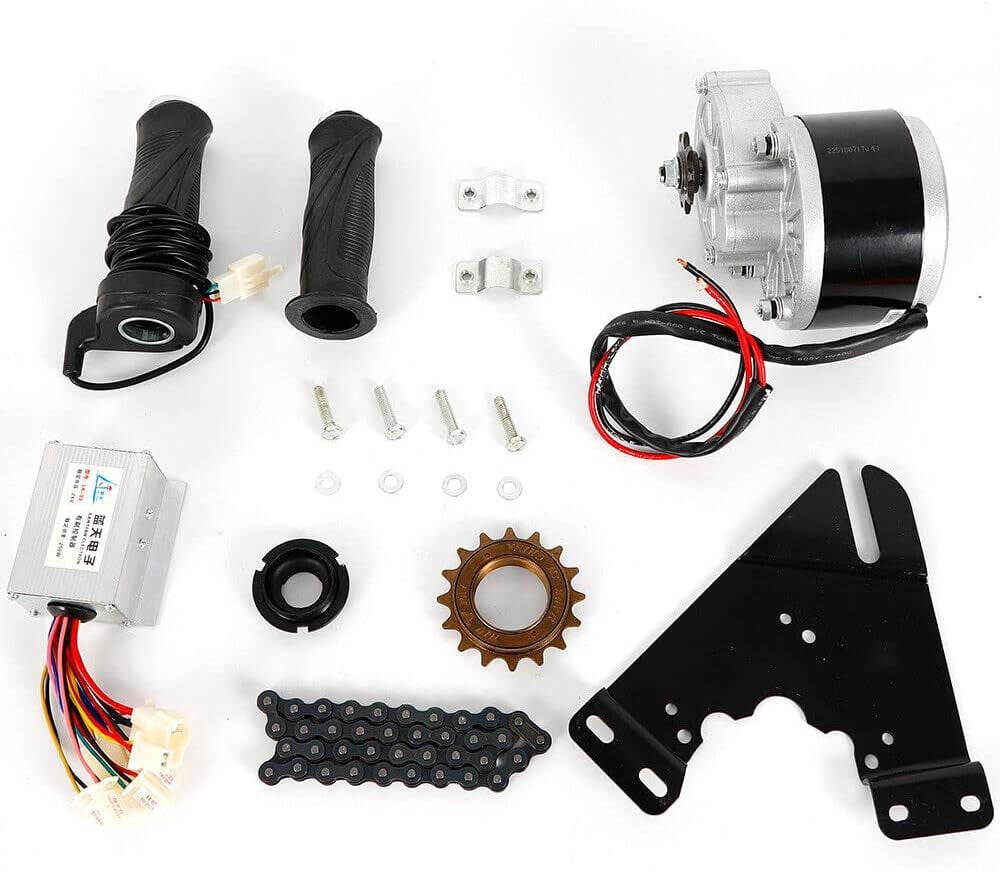 Electric Bike Kit, 16-28" Wheel Motor Conversion Kits, E Bike Conversion Kits Motor Bike Kit with DC Motor 24v 250w, Convert Bike to Electric Kit Electric Bike Motor