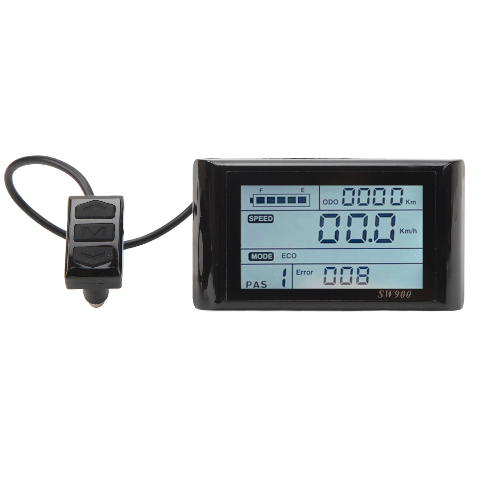 Electric Bike Lcd Display 5 Pin 24v 36v 48v Lightweight Waterproof Electric Bike Display Panel