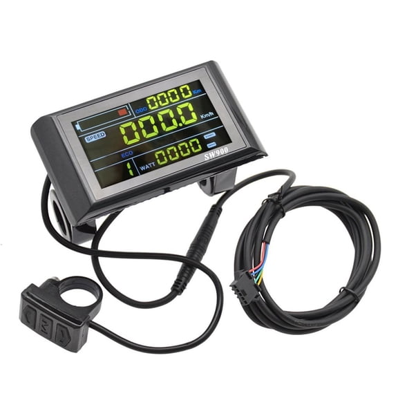 Electric Bike LED Display SW900 Bicycles Ebike Computer Speedometer Display