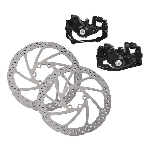 Electric Bike Mechanical Disc Brake Caliper For-ROTOR 160MM Alloy Clip Front And Rear Bicycle Brake Accessories Replace Parts
