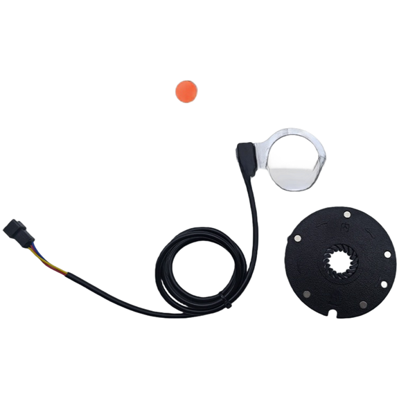 Electric Bike Pedal Assist Sensor With 5/8/12 Magnets, 75Mm Diameter For E-Bike Conversion Kit, IPX4 Waterproof Motor Sensor For Stable Riding Performance, Black(type 5)
