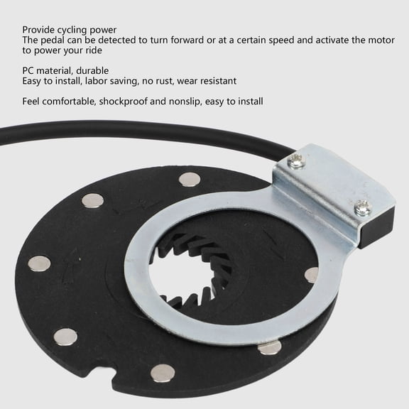 Electric Bike Pedal Assist Sensor, 8 Magnet PAS System, 36V/48V, Easy Installation