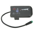 Electric Bike Power Display Meter Waterproof 5 Pin Interface ABS
