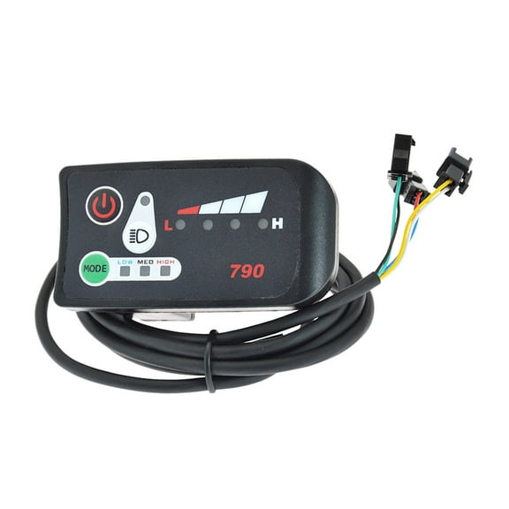 Electric Bike Power Display Meter Waterproof 790 Display Panel ABS Housing LED Display Panel for Cycling