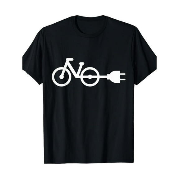Electric Bike Rider Tee Bicycle Enthusiast T Shirt Graphic Tees Tops Trendy Casual Comfort Black S-5XL