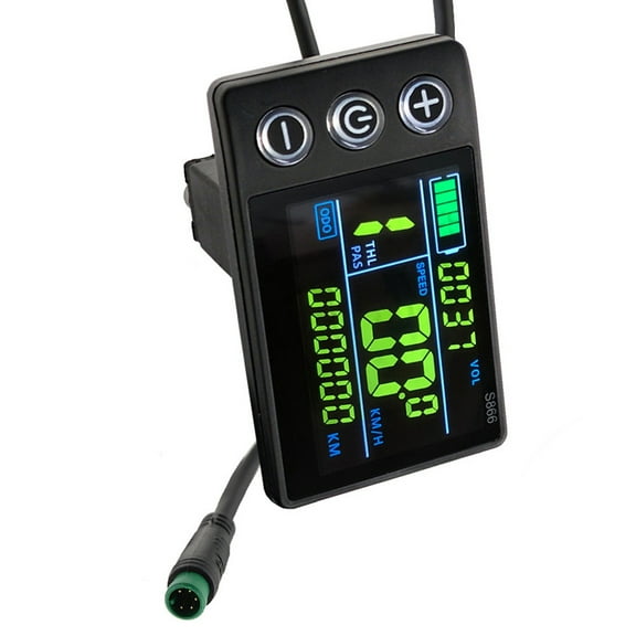 Electric Bike Speedometer Odometers 24V 36V 48V Color Display with Backlit