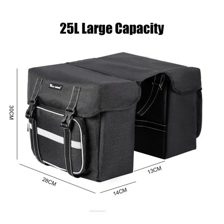 Ridstar Electric Bike Storage Bag, Rear Rack Pannier or Saddle Bag for Bicycles