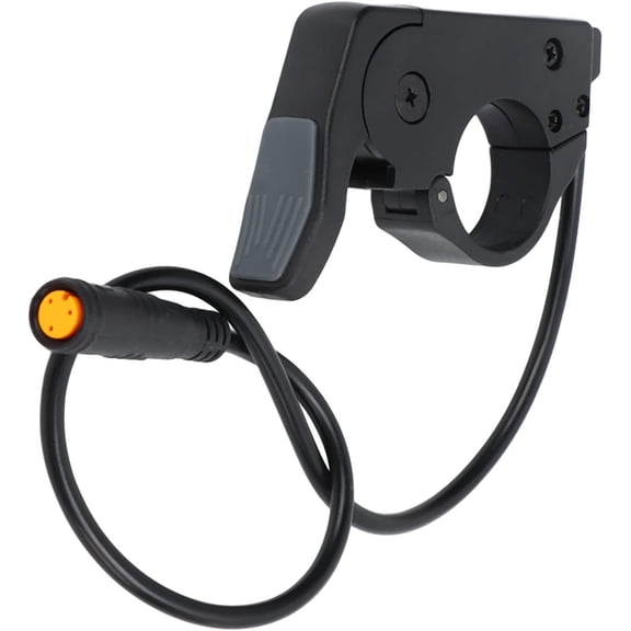 Electric Bike Thumb Throttle Quick Release Finger Accelerator Speed Control Replacement Fits BBS01 BBSHD Mid Drive Motor Ebike Conversion Kit Accessories Black