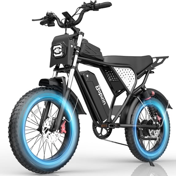 Electric Bike for Adults,1500W 35MPH,48V 20AH 30-80 Miles,20'' Fat Tire Mountain Bike with Rear Rack UL2849