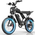 thumbnail image 1 of Electric Bike for Adults,1500W 35MPH,48V 20AH 30-80 Miles,20'' Fat Tire Mountain Bike with Rear Rack UL2849, 1 of 8
